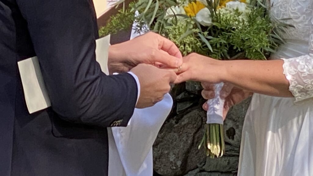 Bröllopen är ett minne för livet